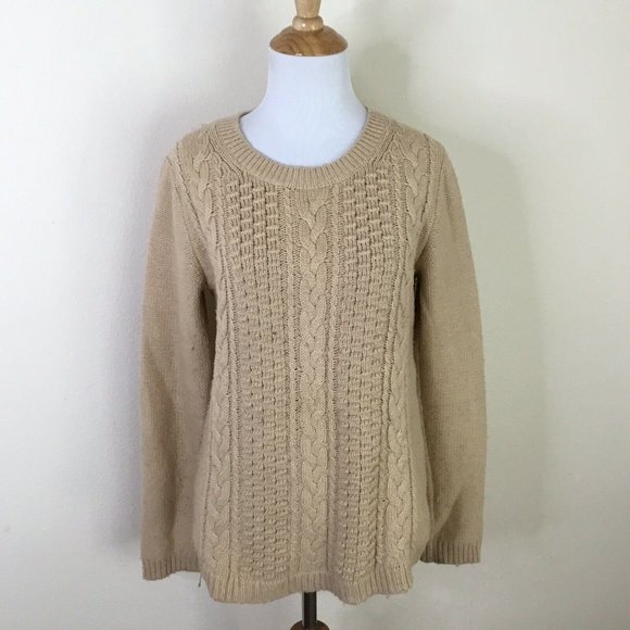 J. Crew Sweaters - J. Crew Wool Blend Cable Knit Sweater Size Small